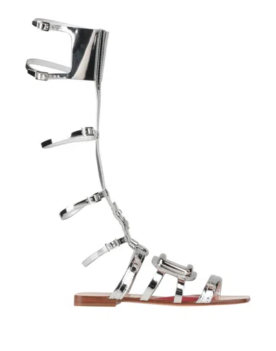 Roger Vivier Sandals In Silver