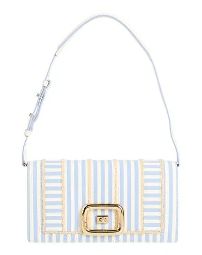 Roger Vivier Woman Shoulder Bag White Size - Textile Fibers