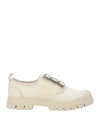 Roger Vivier Woman Sneakers Beige Size 8 Textile Fibers In Beige