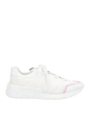Roger Vivier Woman Sneakers White Size 5 Leather, Textile Fibers In White