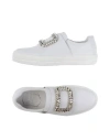 Roger Vivier Woman Sneakers White Size 5.5 Soft Leather In White