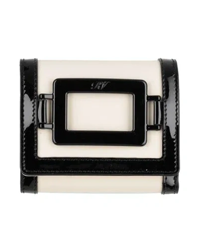 Roger Vivier Woman Wallet Ivory Size - Leather In White