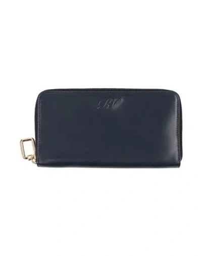 Roger Vivier Woman Wallet Navy Size - Leather In Blue