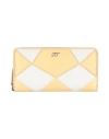 Roger Vivier Woman Wallet Pastel Yellow Size - Leather In Neutral