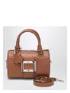 Roger Vivier Women's Belle Vivier Bowling Bag In Brown