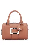 Roger Vivier Women's Belle Vivier Bowling Bag In Pink