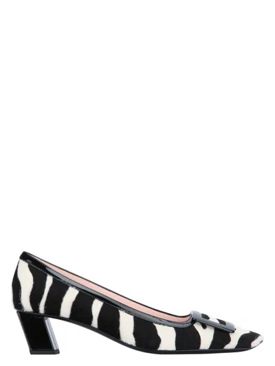 ROGER VIVIER WOMEN'S BELLE VIVIER FABRIC BUC DEC 45 PUMPS