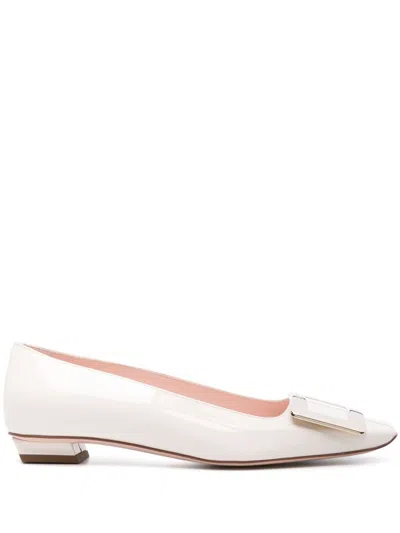 Roger Vivier Women Belle Vivier Leather Ballet Flats In Multi