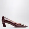 Roger Vivier 45mm Trompette Patent Leather Pumps In Multi