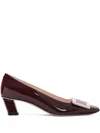 Roger Vivier Women Belle Vivier Patent Leather Pumps