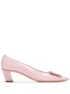 Roger Vivier Heeled Shoes With Patent Finish And Metal Detail In Multicolor