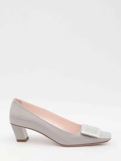 Roger Vivier Belle Vivier Pumps In Grey