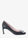 Roger Vivier Trompette Vivier Buckle Pumps In Black