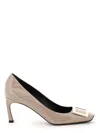Roger Vivier Belle Vivier Trompette Pumps In Brown
