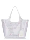 Roger Vivier Textured Crocodile Transparent Tote