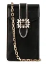 Roger Vivier Structured Chain Shoulder Bag
