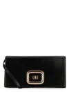 Roger Vivier Structured Chain Shoulder Bag In Black
