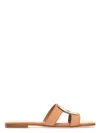 Roger Vivier Woman Sandals Tan Size 6 Leather In Brown