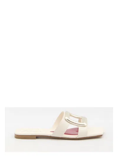 ROGER VIVIER WOMEN'S BUCKLE SLIDES