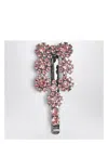 Roger Vivier Efflorescence Hair Clip Silver Pink