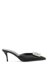 Roger Vivier Efflorescence Mules In Black