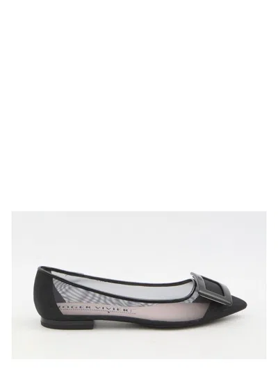 ROGER VIVIER WOMEN'S GOMMETTINE BALLERINA FLATS