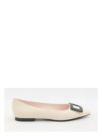 ROGER VIVIER WOMEN'S GOMMETTINE BALLERINA FLATS