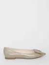 Roger Vivier Prada Black Leather Ankle Boots In Cream