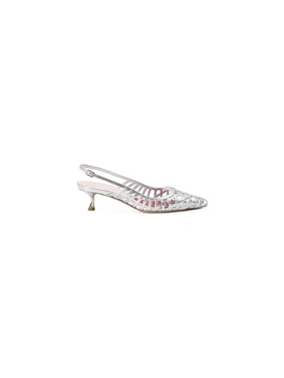 ROGER VIVIER WOMEN'S I LOVE VIVIER MULTISTRAP SLINGBACK PUMPS
