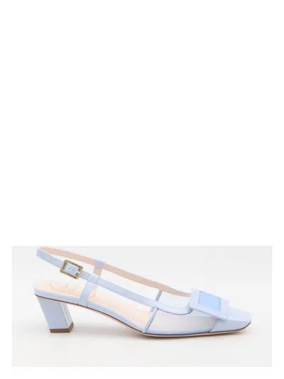 ROGER VIVIER WOMEN'S MESH SLINGBACK PUMPS