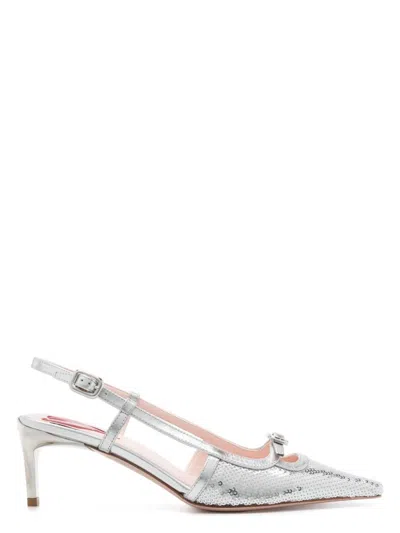 Roger Vivier Women's Mini Buckle Slingback Pumps