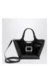 Roger Vivier Mini Viv Chock Tote Bag In Patent