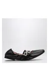 Roger Vivier Black Nappa Ballerina With Straps