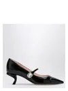 Roger Vivier Women's Patent Leather Mary Jane Virgule Decolletã©s Pumps