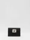 Roger Vivier Pochette Mini Efflorescence In Black