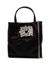 Roger Vivier Women Rv Bouquet Satin Mini Bag In Multicolor