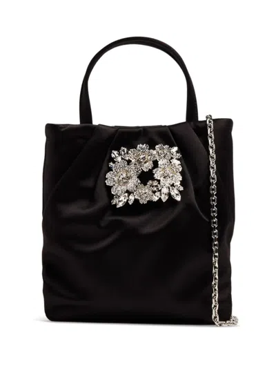 Roger Vivier Women Rv Bouquet Satin Mini Bag In Multicolor