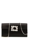 Roger Vivier Women's Satin Clutch Bag With Buckle
