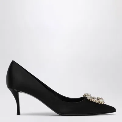 ROGER VIVIER WOMEN'S SATIN EFFLORESCENCE DÉCOLLETÉS