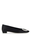 Roger Vivier Ballet Flats In Black