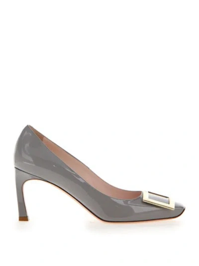 Roger Vivier Women Shoes With Heels In Gray