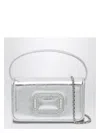 Roger Vivier Micro Pilgrim Bag Chain Strap In Silver