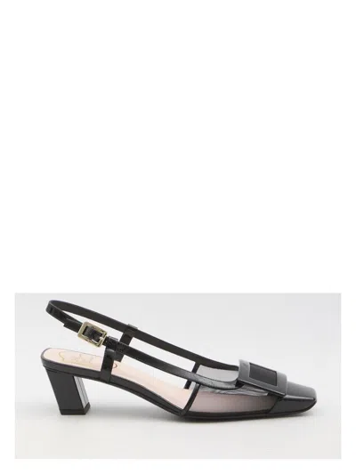 ROGER VIVIER WOMEN'S SLINGBACK MESH PUMPS