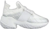 Roger Vivier Viv Run Strass Technical In Blanco,pla
