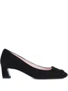 Roger Vivier Women Trompette Leather Pumps