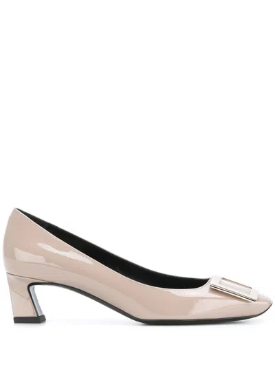 Roger Vivier Women Trompette Leather Pumps In Multicolor