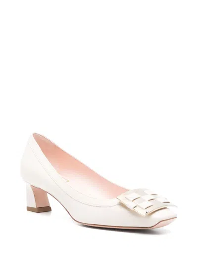 Roger Vivier Women Trompette Leather Pumps In Multi