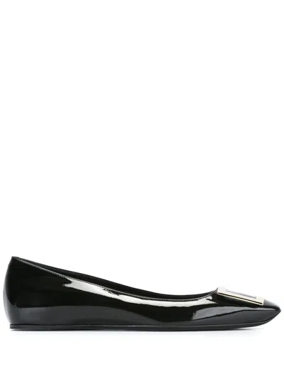 Roger Vivier Women Trompette Patent Leather Ballets
