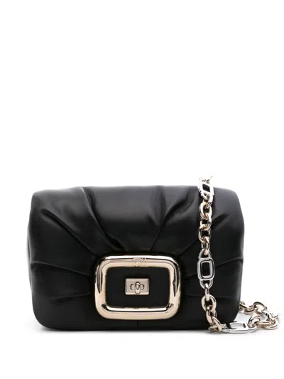 Roger Vivier Women Viv Choc Mini Leather Crossbody Bag In Multicolor