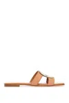 Roger Vivier Woman Sandals Tan Size 6 Leather In Marrone